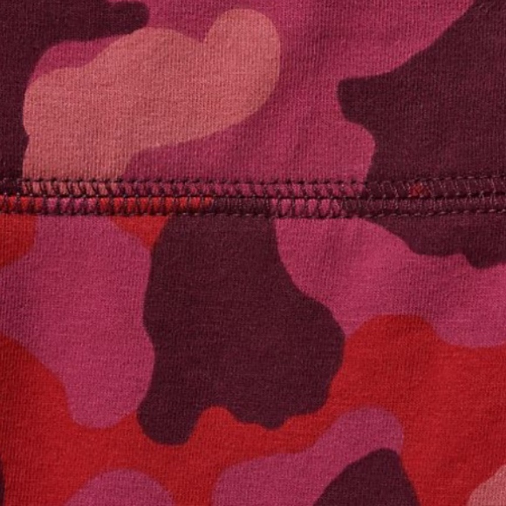 Denim & Co Active Berry Camo Leggings 3X Petite Duo Stretch Pull-On Athleisure - Picture 6 of 6